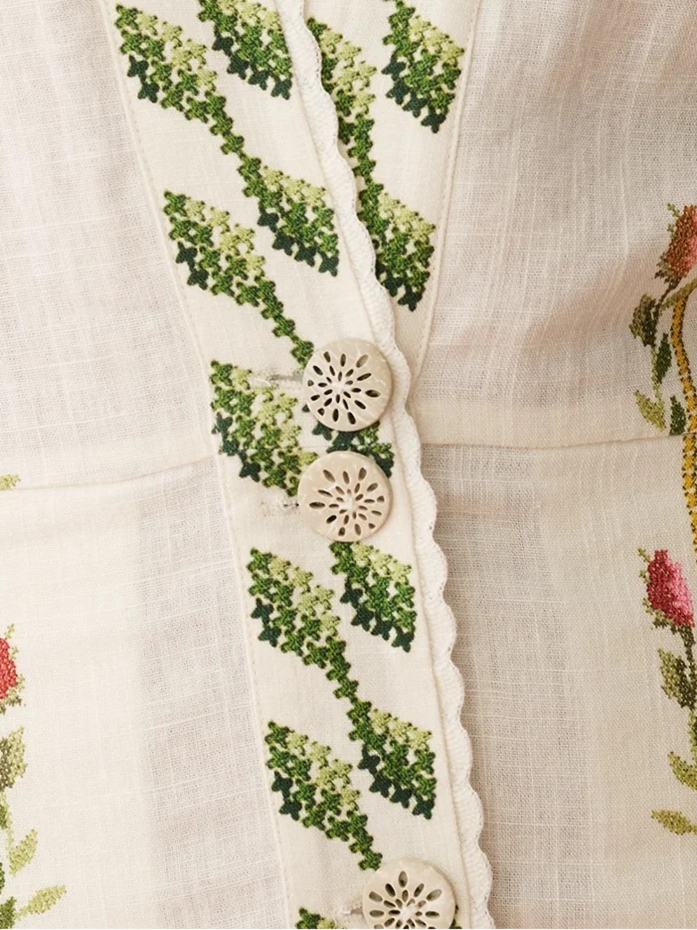 Few Moda ANAYA Raquel Dress Women's White Embroidered Maxi Dress size 8 - Picture 4 of 15